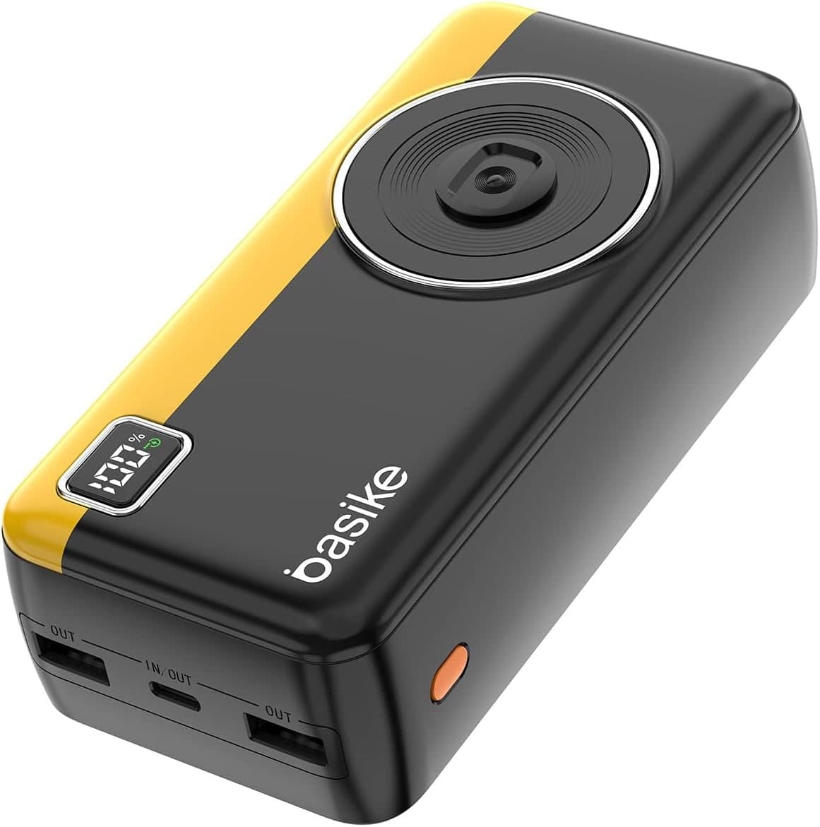 Power Bank 30000mAh Basike 2 Saídas USB-A e USB-C Preto