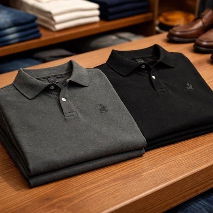 Kit 2 Camisa Polo Piquet