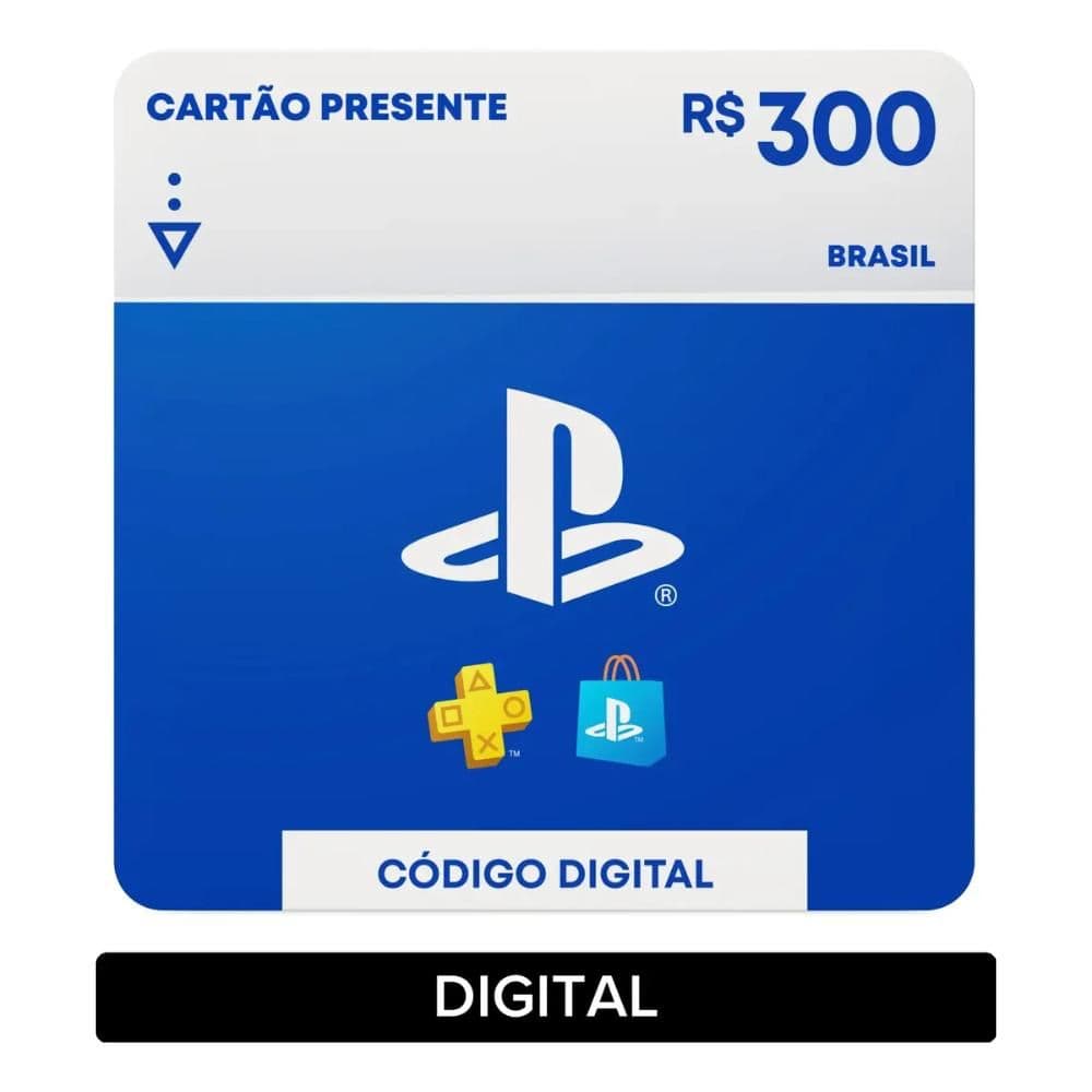 Gift Card Sony PlayStation Store R$300 (Digital)