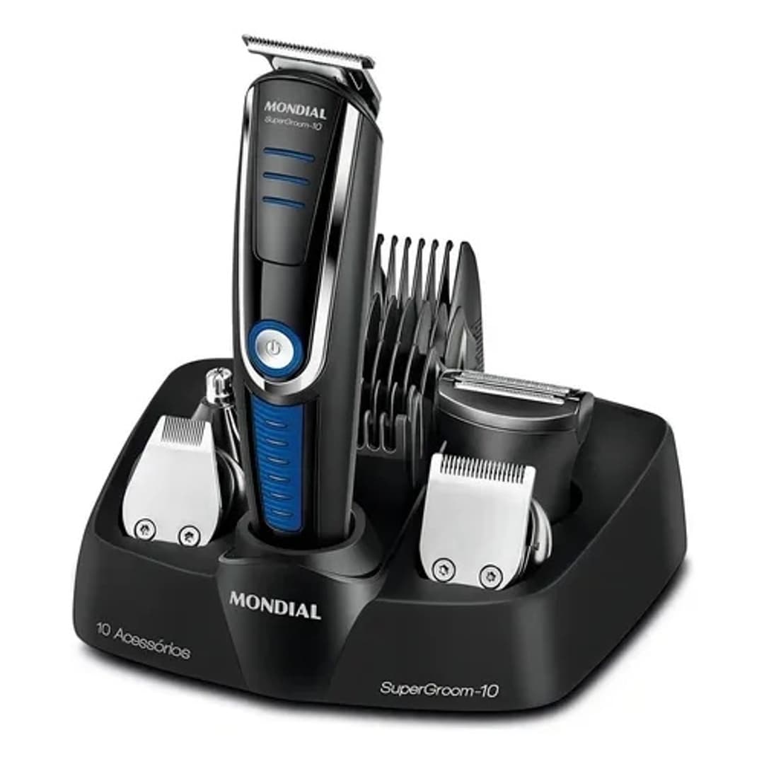 Aparador de Pelos Super Groom 10 Mondial Bivolt